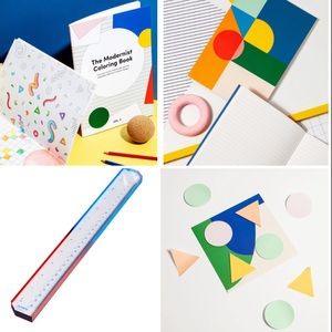 POKETO SET Modernist Coloring Book, Planner & More